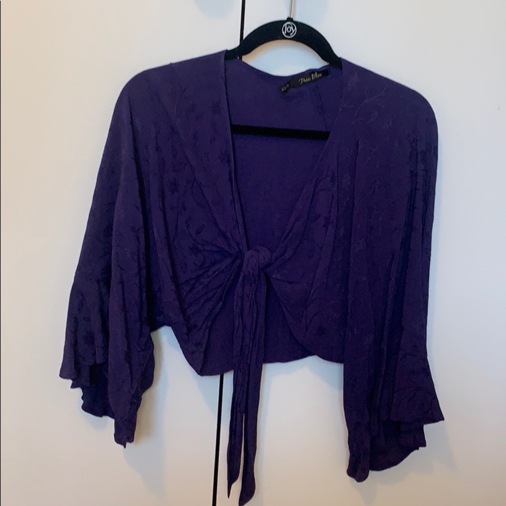 Tru Bleu tie top